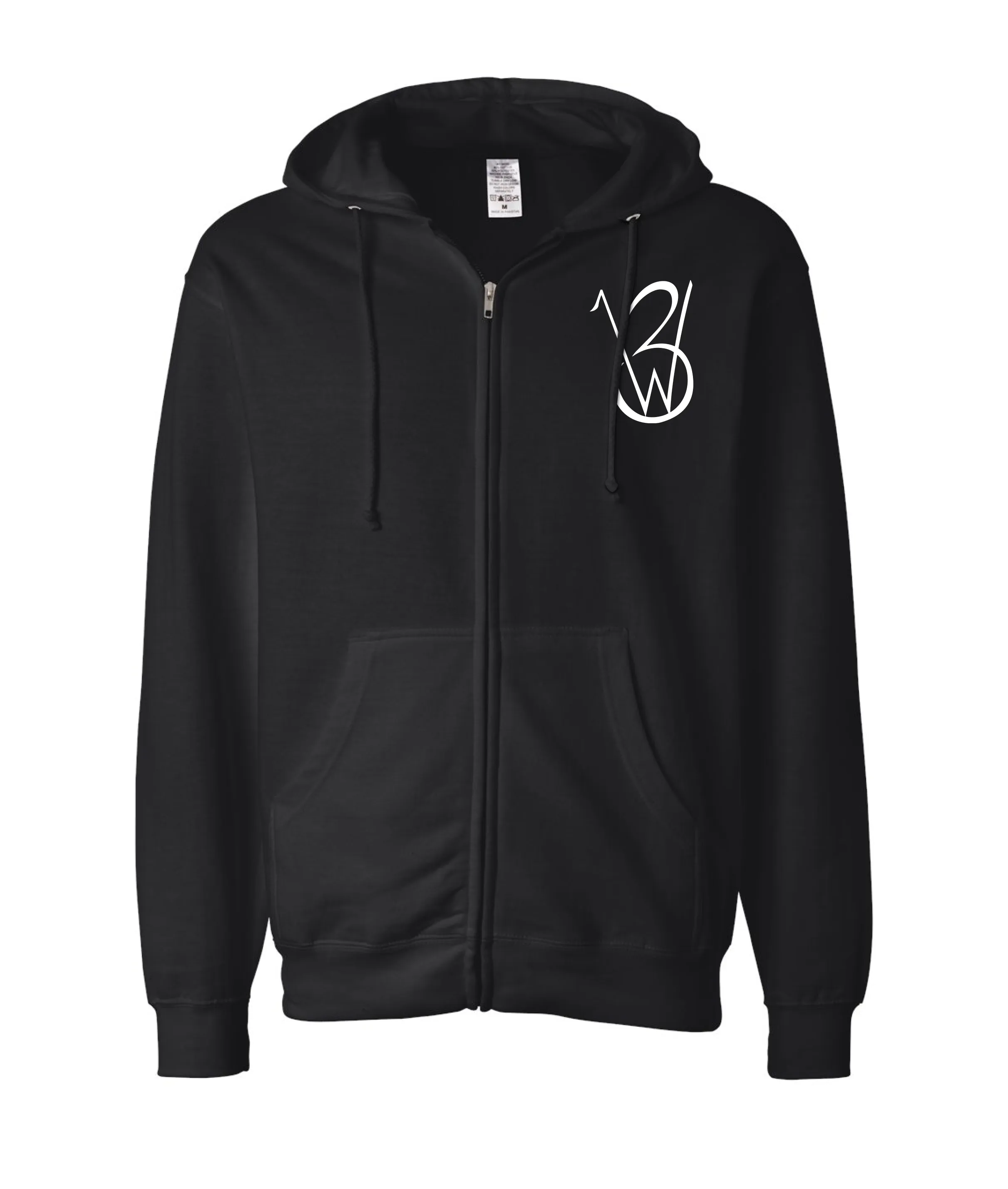 3 World Brand - Urban World - Black Zip Up Hoodie