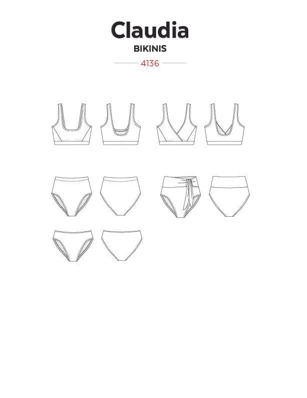 4136 // CLAUDIA Bikinis