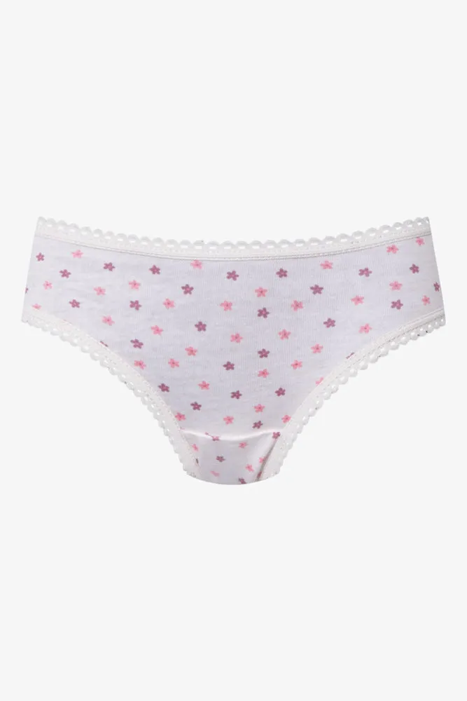 7 Pack Bunny Flower Bikini Panties Multi