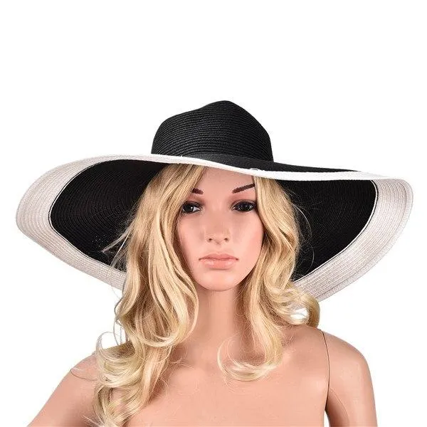 7.1''/18cm Paper Straw Summer Hat