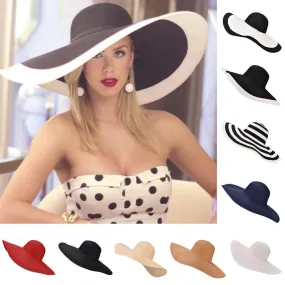 7.1''/18cm Paper Straw Summer Hat