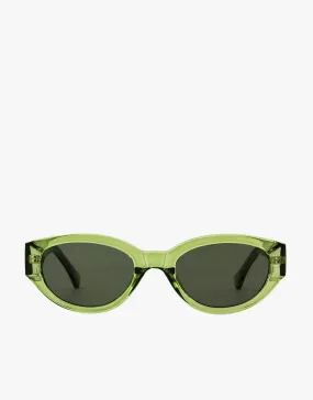 A. Kjærbede Winnie Sunglasses - Light Olive Transparent