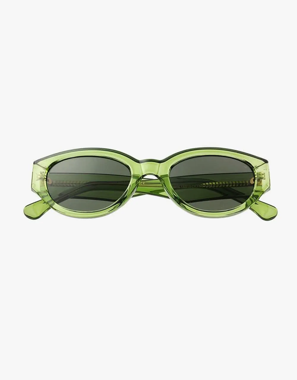 A. Kjærbede Winnie Sunglasses - Light Olive Transparent