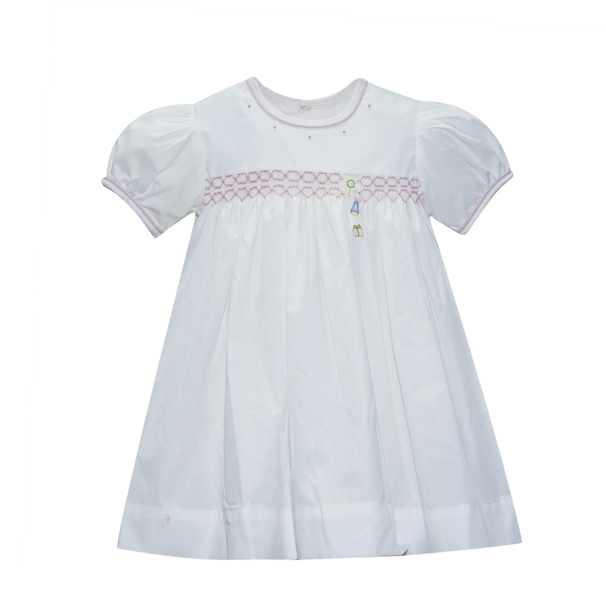 Balloon/Hat/Present Embroidered Dress