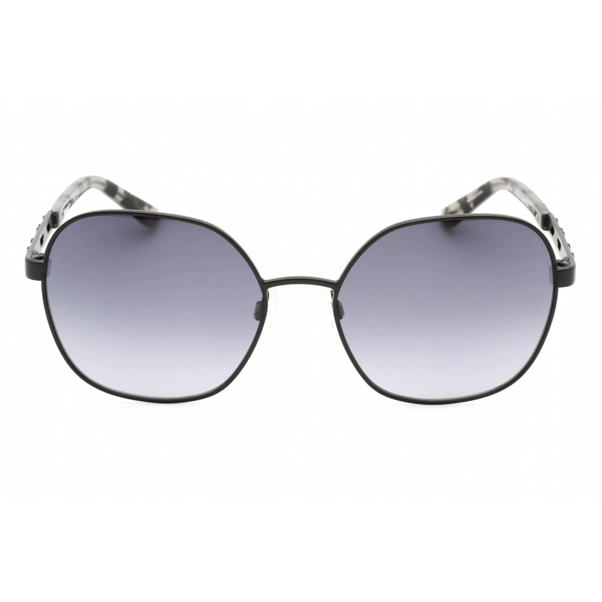 Bebe Women's Sunglasses - Jet Metal Full Rim Round Adjustable Nose Pads | BB7220 001