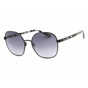 Bebe Women's Sunglasses - Jet Metal Full Rim Round Adjustable Nose Pads | BB7220 001