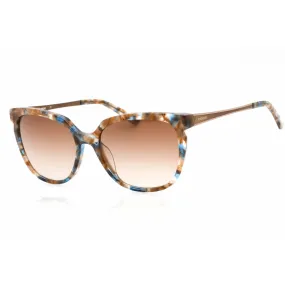 Bebe Women's Sunglasses - Topaz Full Rim Rectangular Fixed Nose Pads | BB7205 200