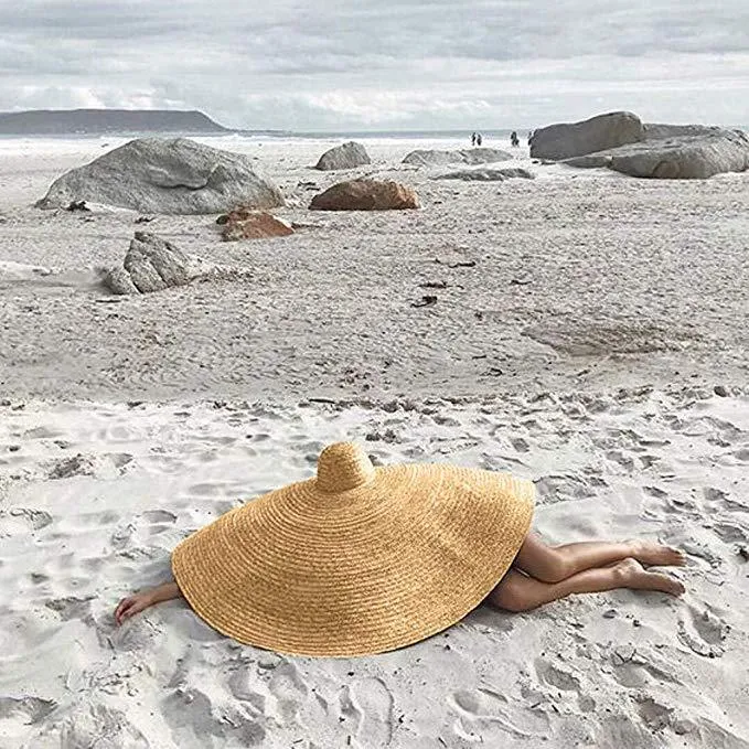 Beemer Straw Hat - 90 Cms -Beige
