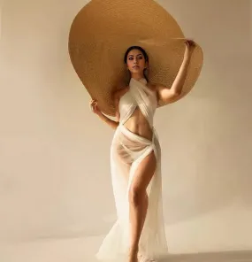 Beemer Straw Hat - 90 Cms -Beige