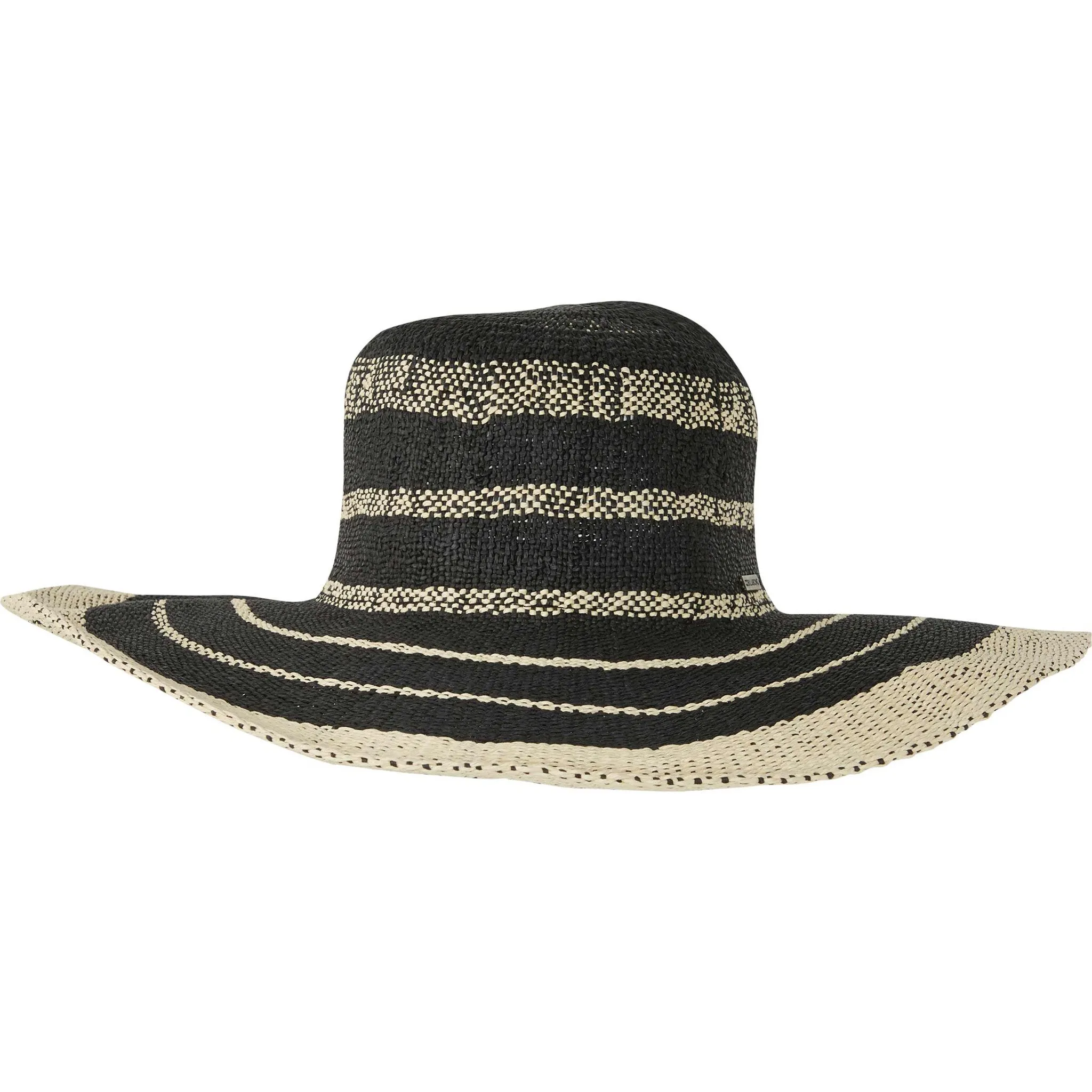 Billabong Women's Fireside Floppy Hat | Black | White Cap
