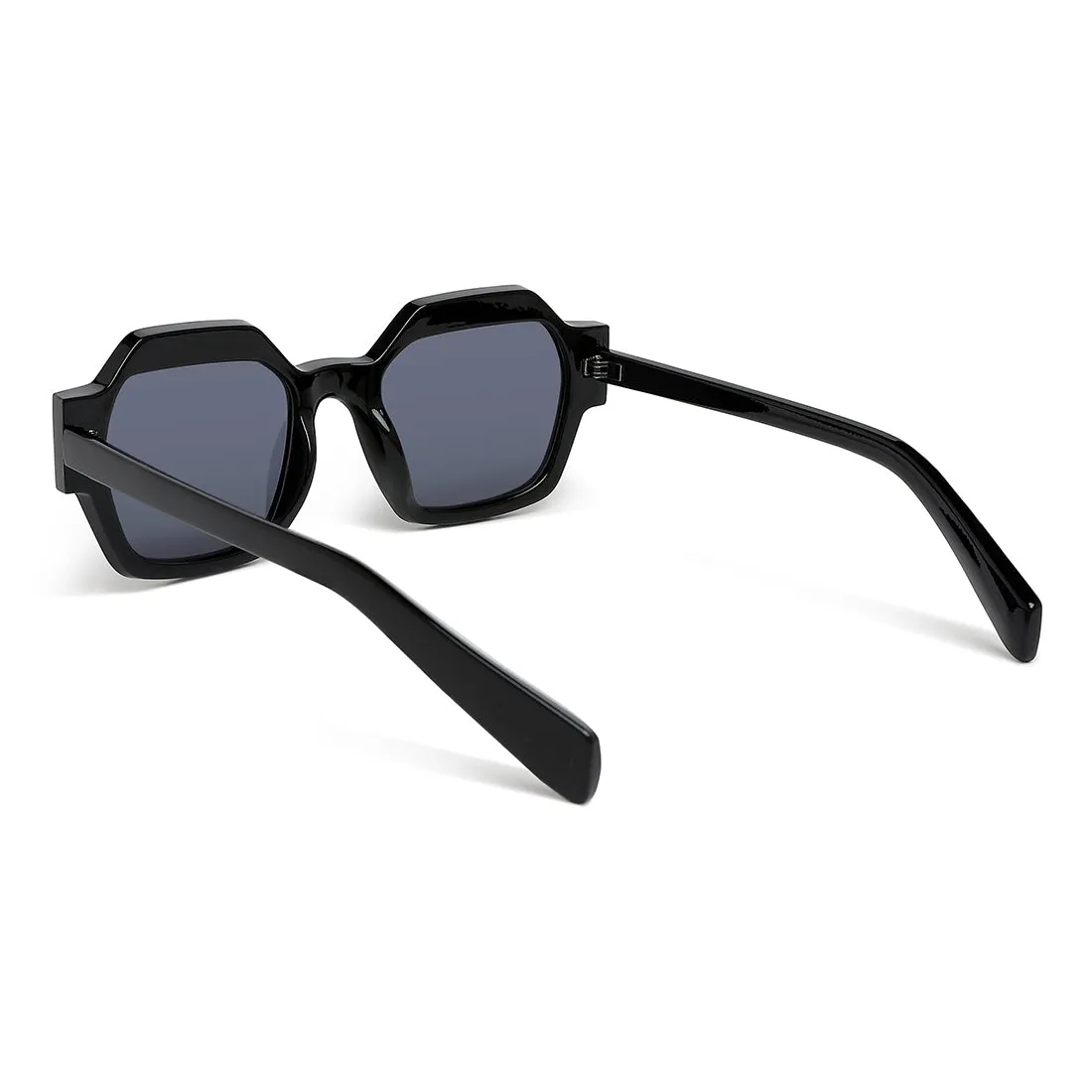 Bold Bevel Square Sunglasses
