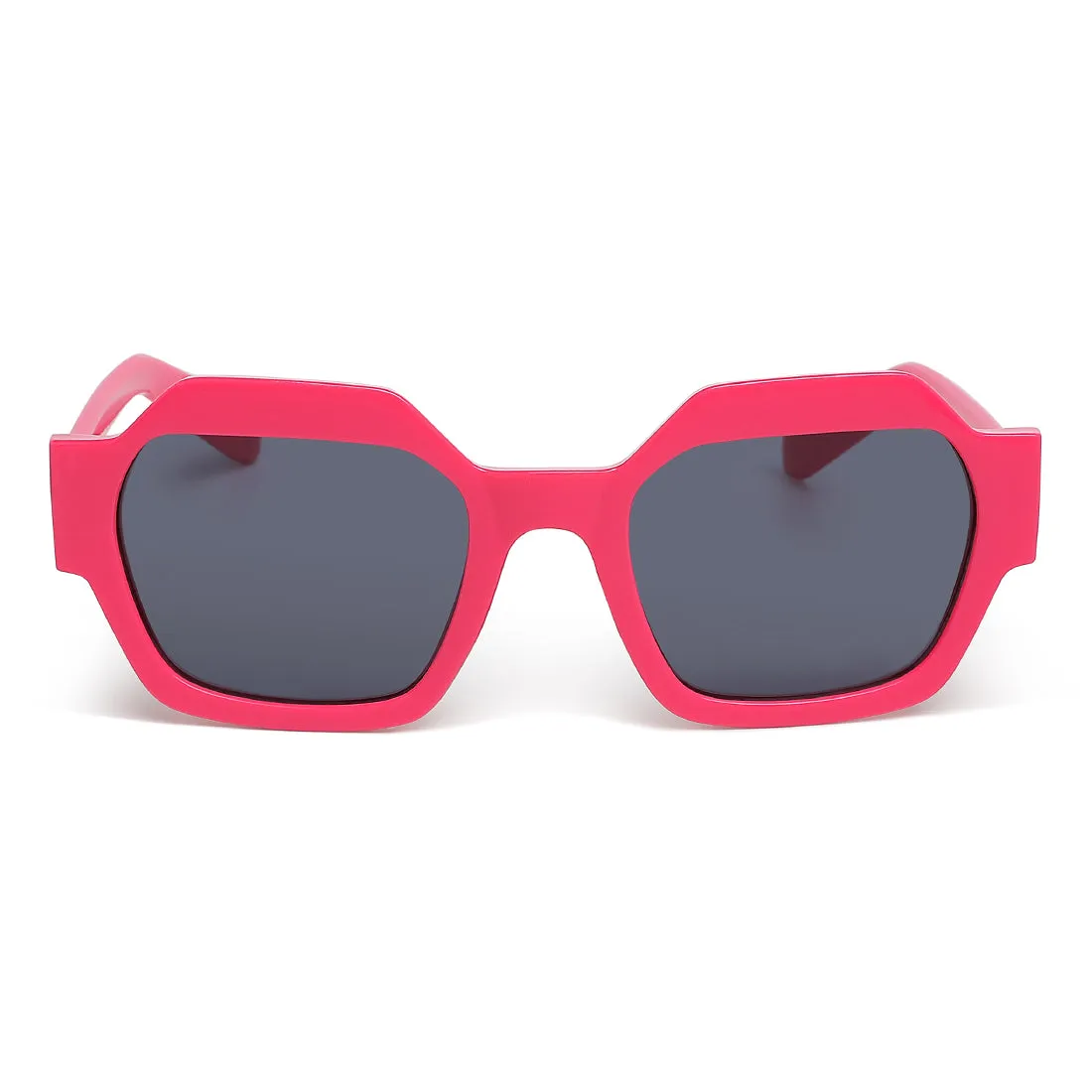 Bold Bevel Square Sunglasses