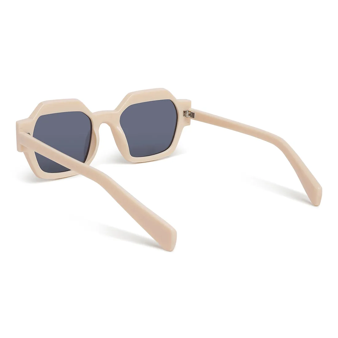 Bold Bevel Square Sunglasses