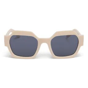 Bold Bevel Square Sunglasses