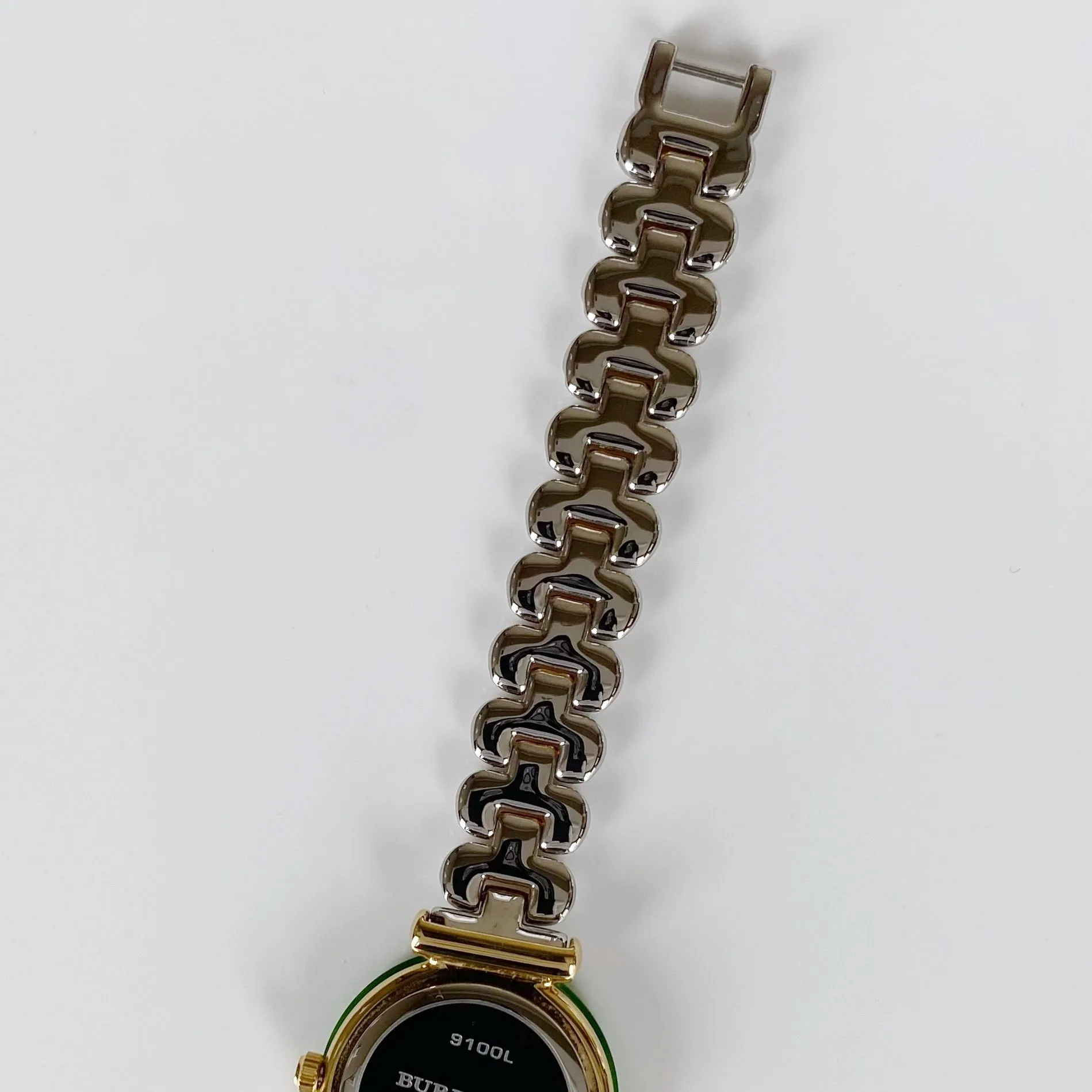 Burberry 1990s Interchangeable Bezel Watch with 7 bezels and case