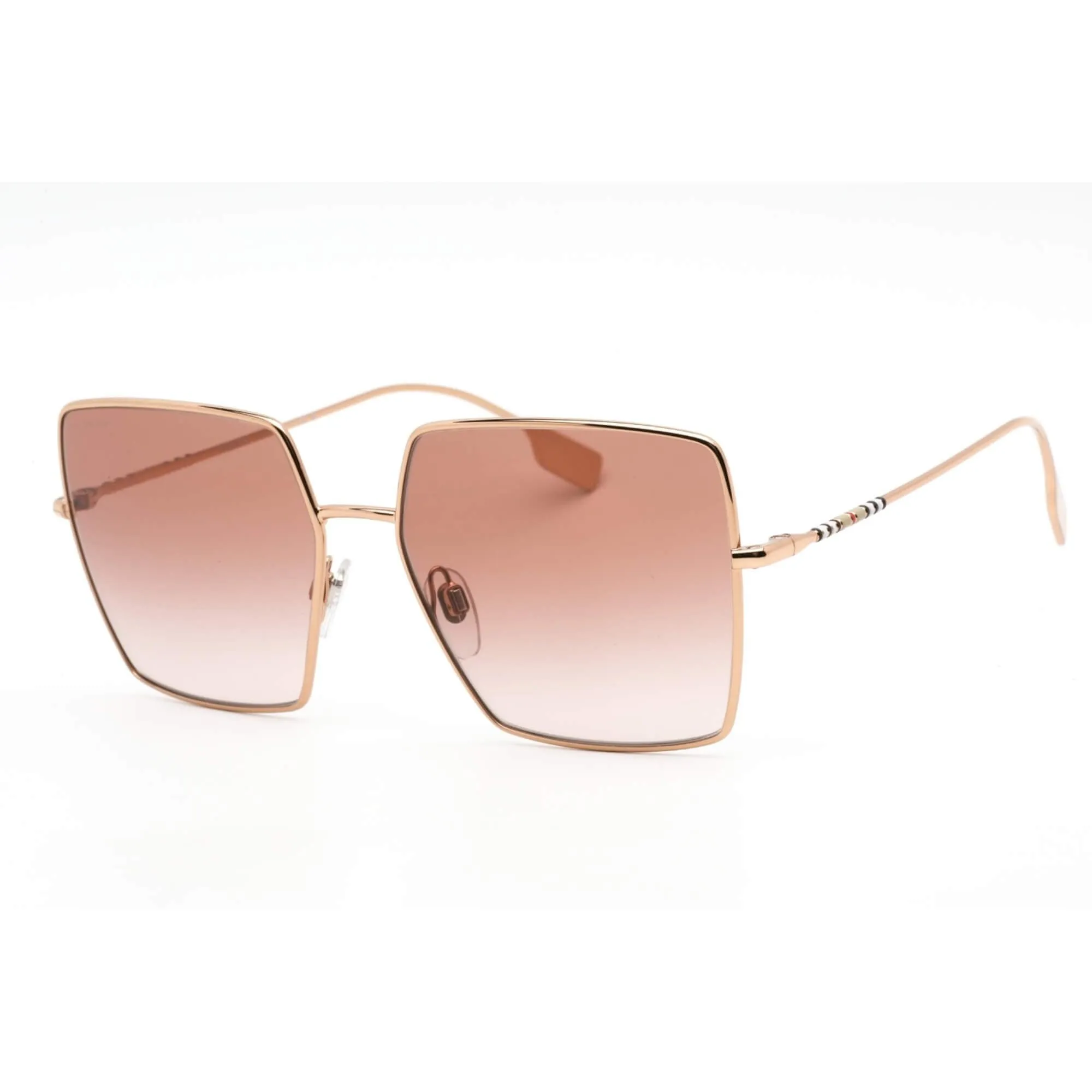 Burberry Women's Sunglasses - Rose Gold Square Full Rim Metal Frame | 0BE3133 133713