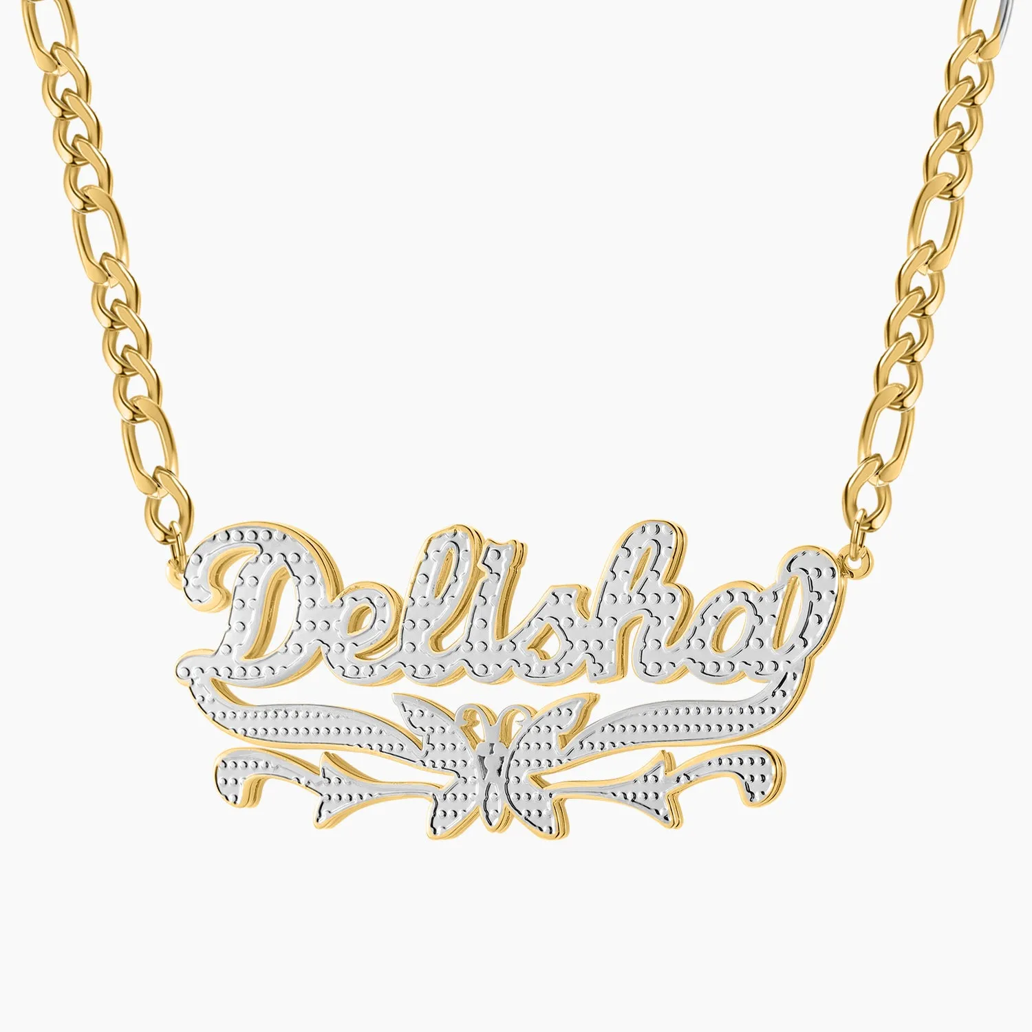 Butterfly Necklace With Name QN728