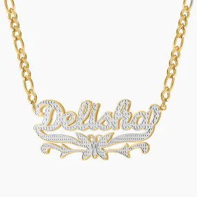 Butterfly Necklace With Name QN728