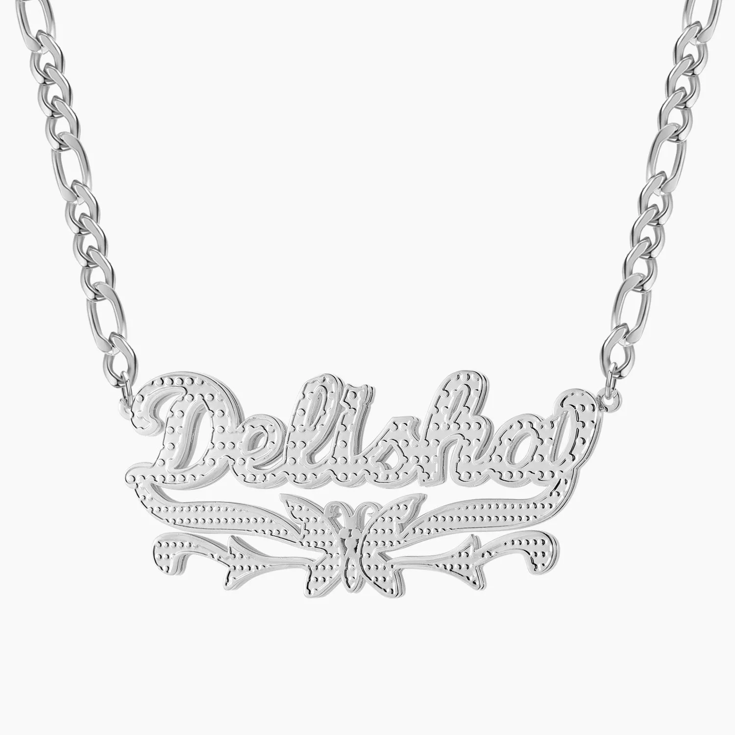 Butterfly Necklace With Name QN728