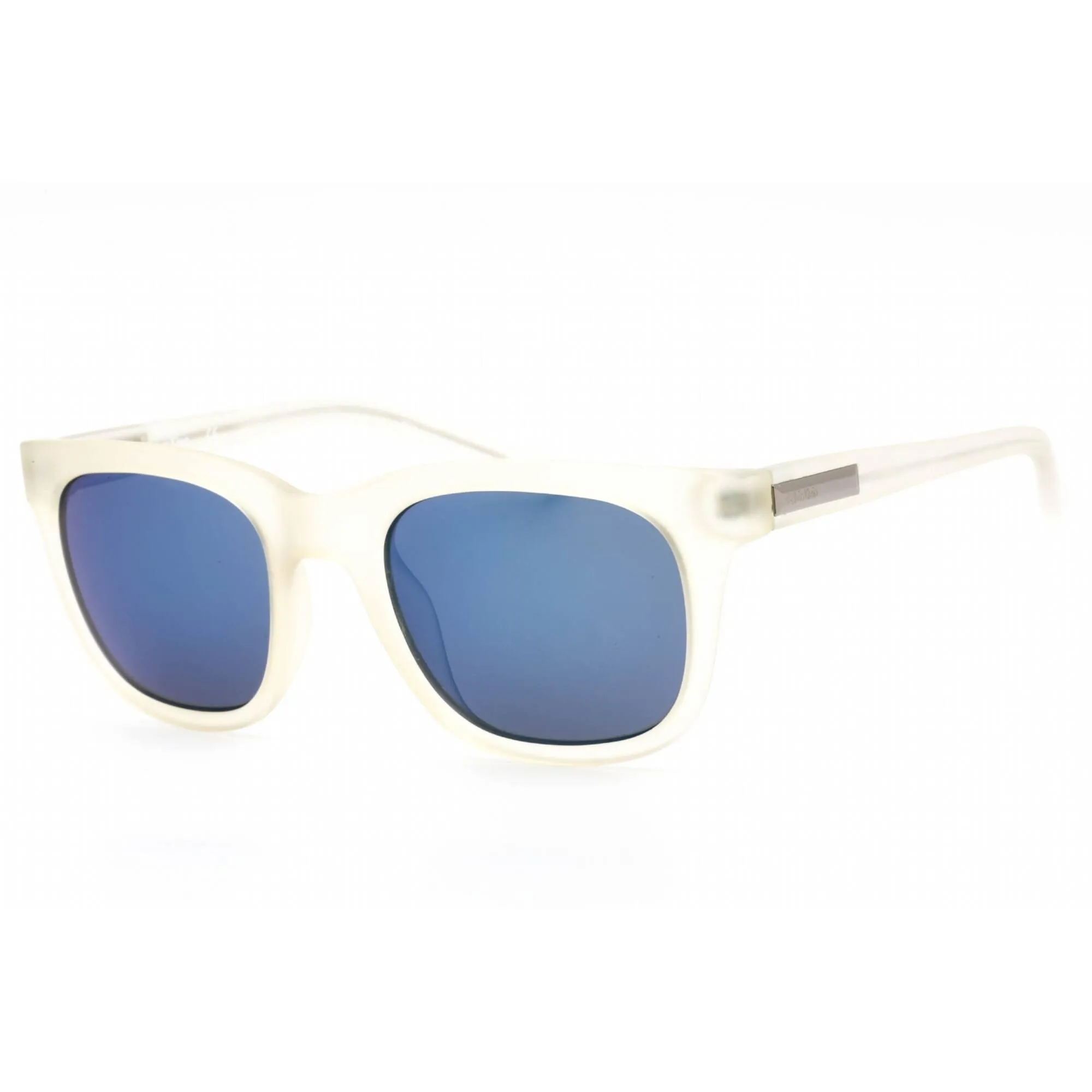 Calvin Klein Retail Unisex Sunglasses - Matte Crystal Clear Full Rim Frame | R722S 971