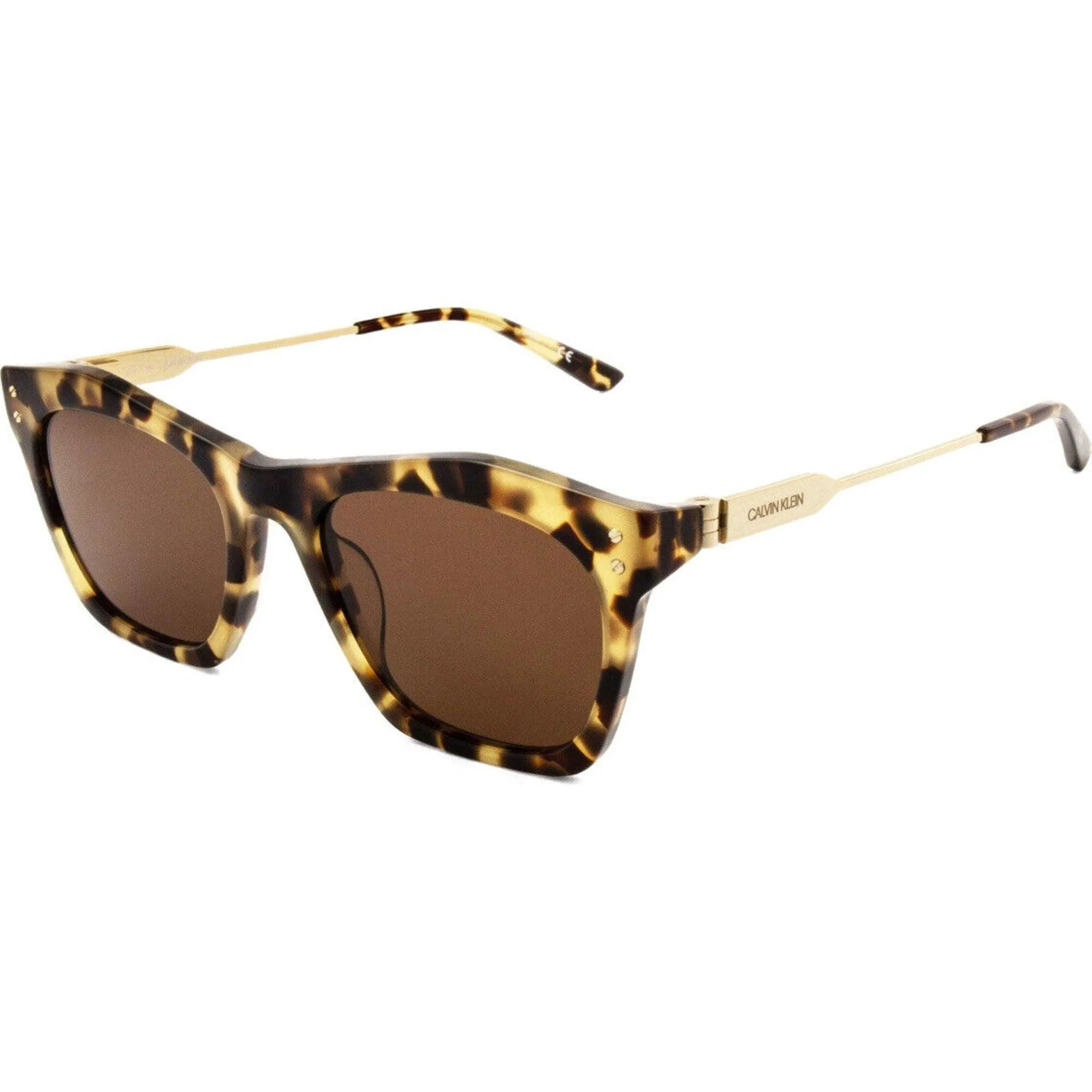 Calvin Klein Women's Sunglasses - Khaki Tortoise Square | CALVIN KLEIN CK20700S 244