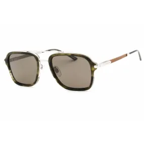 Chopard Men's Sunglasses - Full Rim Shiny Palladium Metal Square Frame | SCHG36 579P