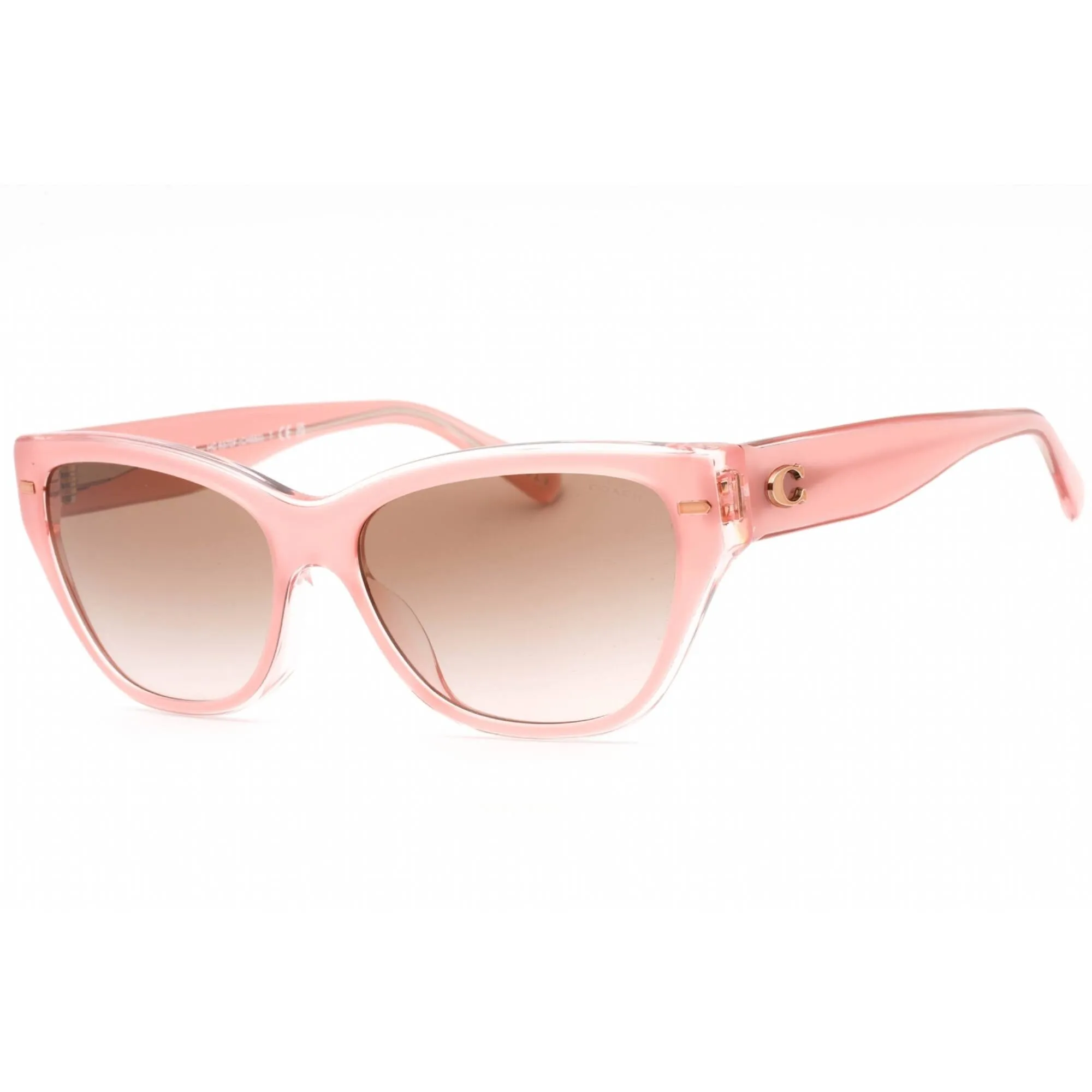 Coach Women's Sunglasses - Milky Pink/Transparent Pink Full Rim | 0HC8370F 574313