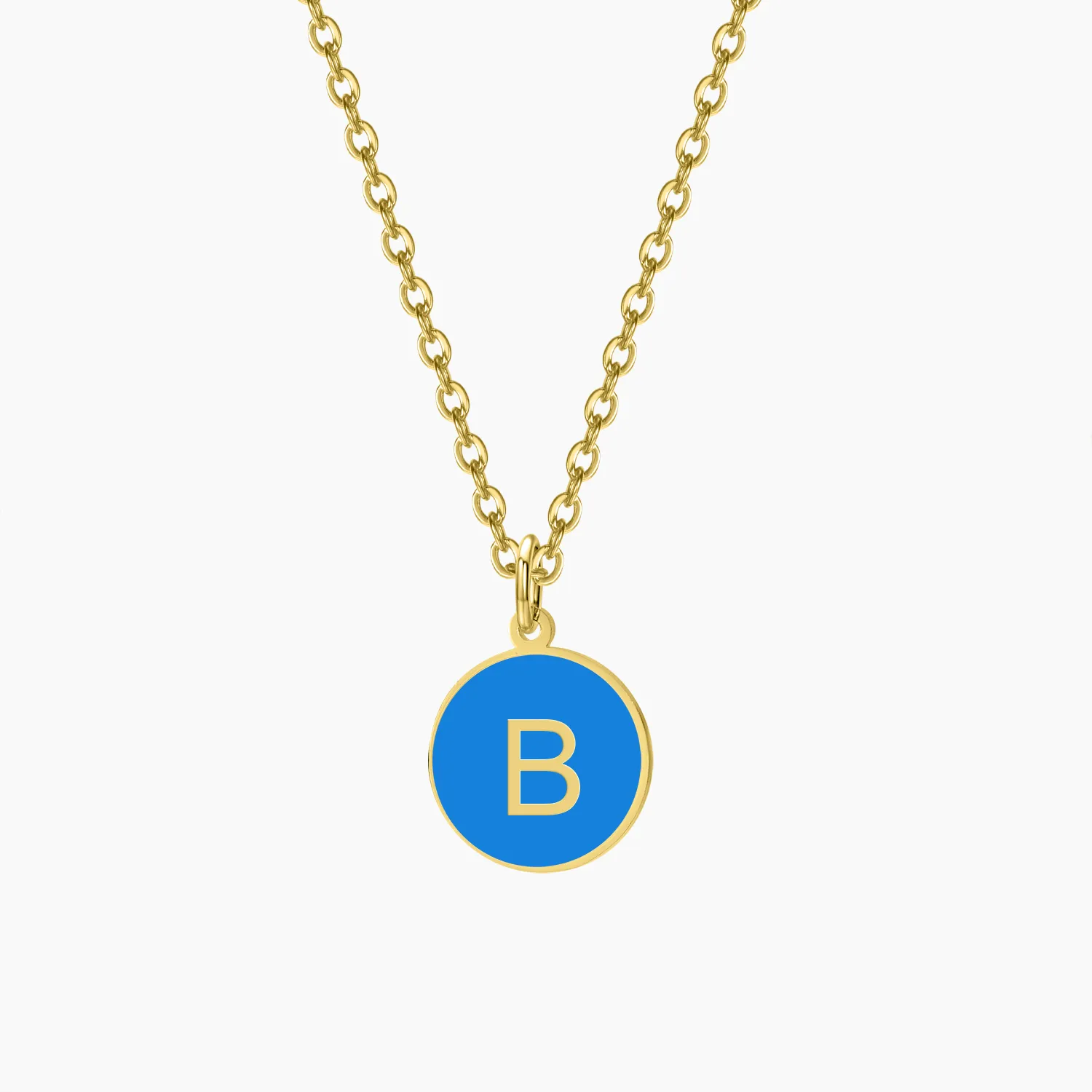 Color Initial Letter Necklace DN220501