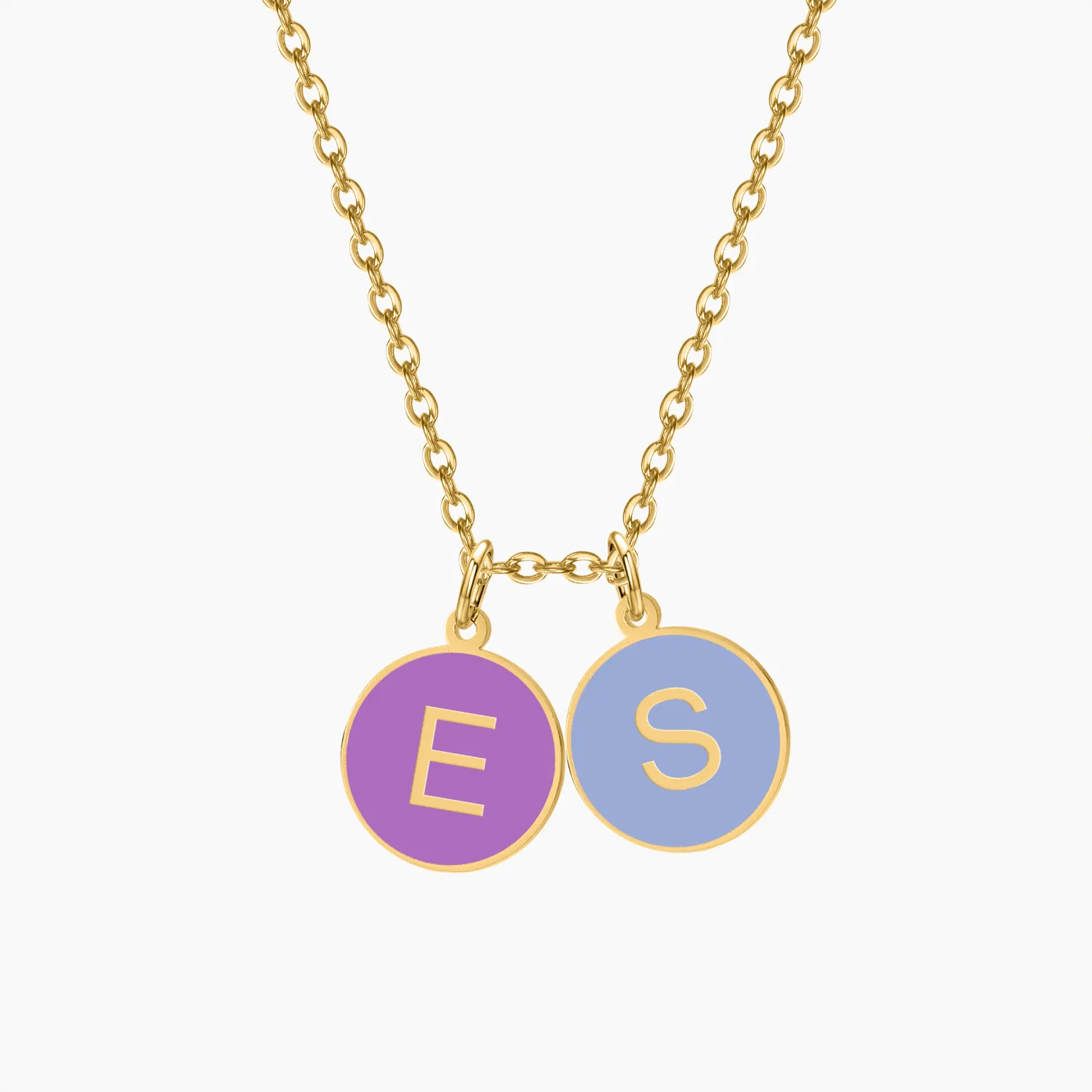 Color Initial Letter Necklace DN220501