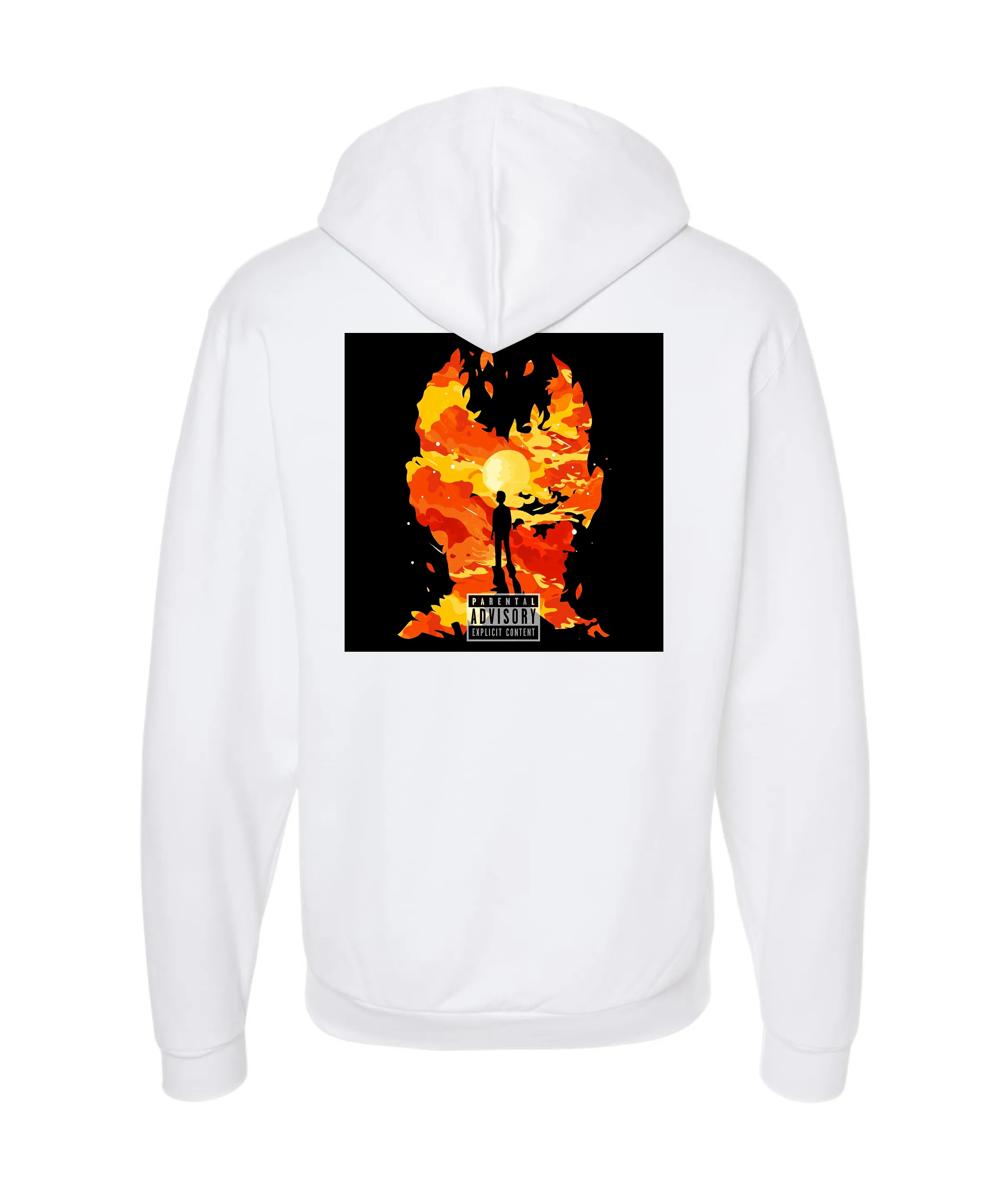 Conc3ept - Quote - White Zip Up Hoodie