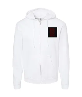 Conc3ept - Quote - White Zip Up Hoodie
