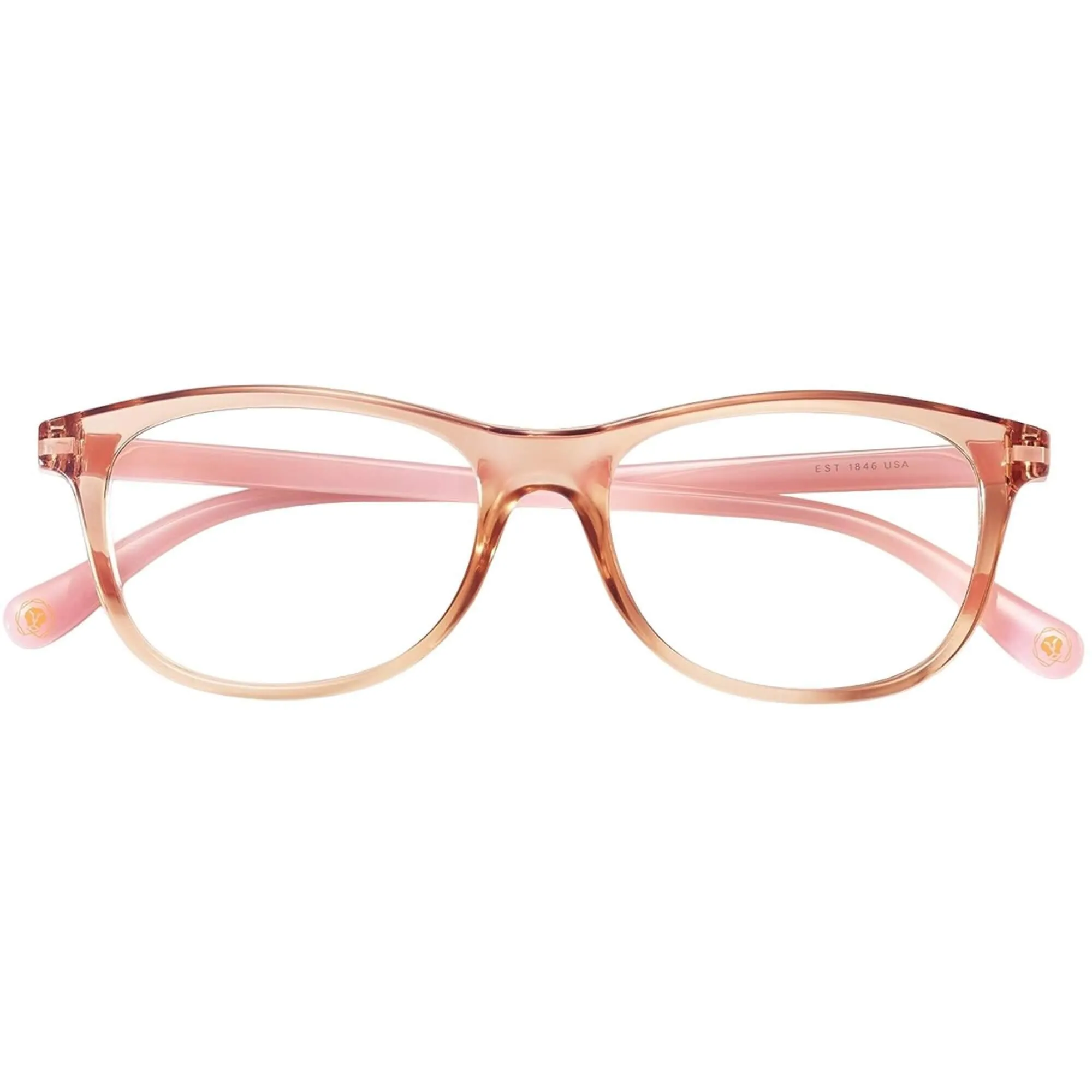 Cross Women's Reading Glasses - Berkeley Pink Full Rim Square Shape,  1.00 | RD0180-1A