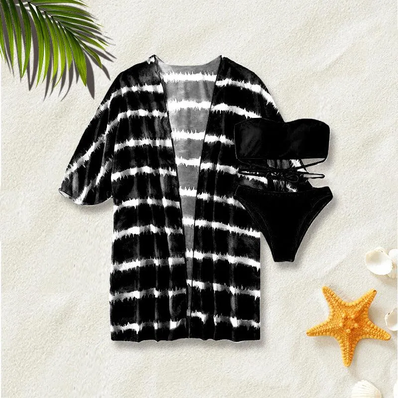 Dark Sky Bikini and Cover Up Set