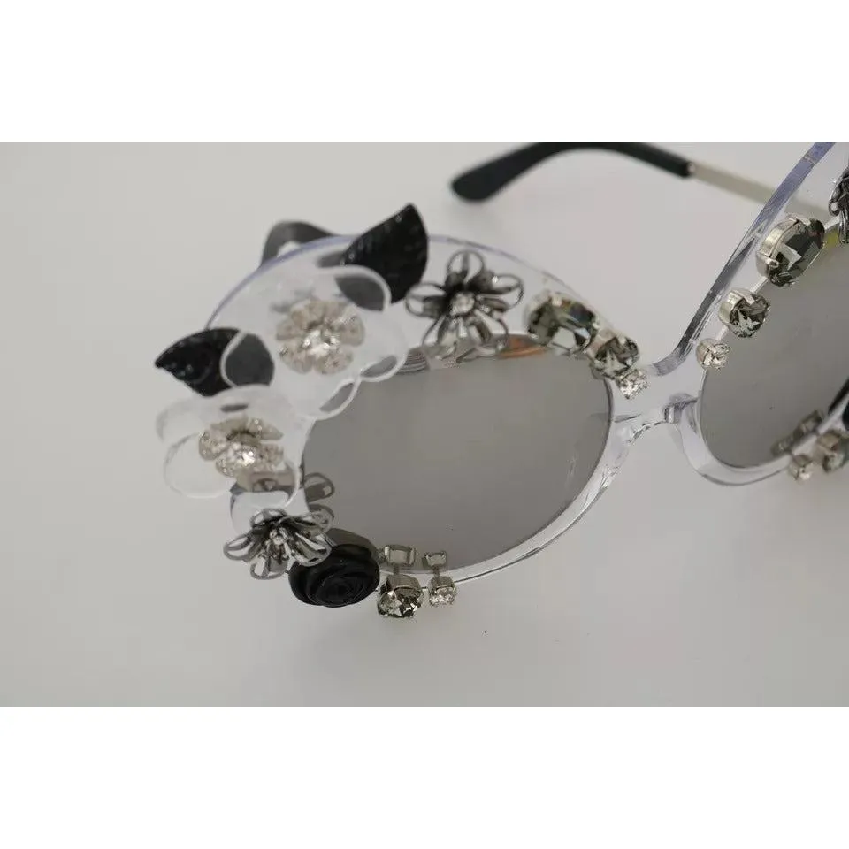 Dolce & Gabbana Transparent DG4292 Round Crystal Sunglasses