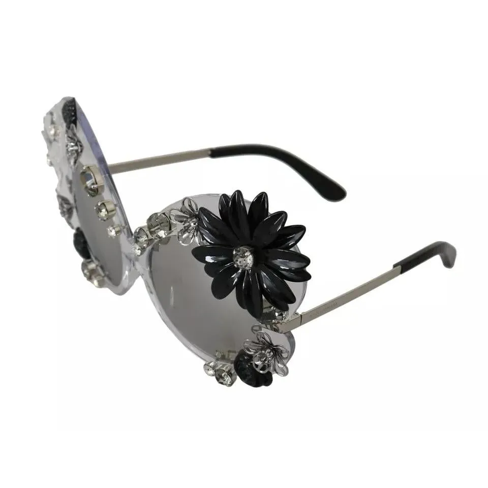 Dolce & Gabbana Transparent DG4292 Round Crystal Sunglasses