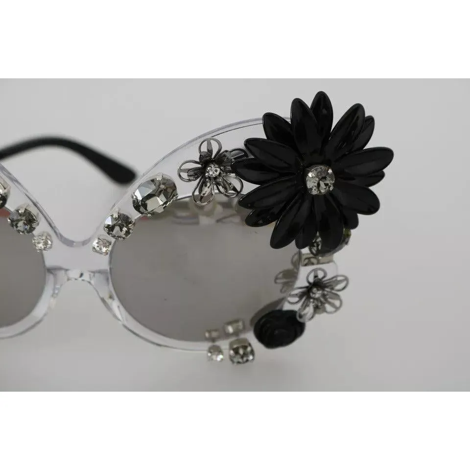 Dolce & Gabbana Transparent DG4292 Round Crystal Sunglasses