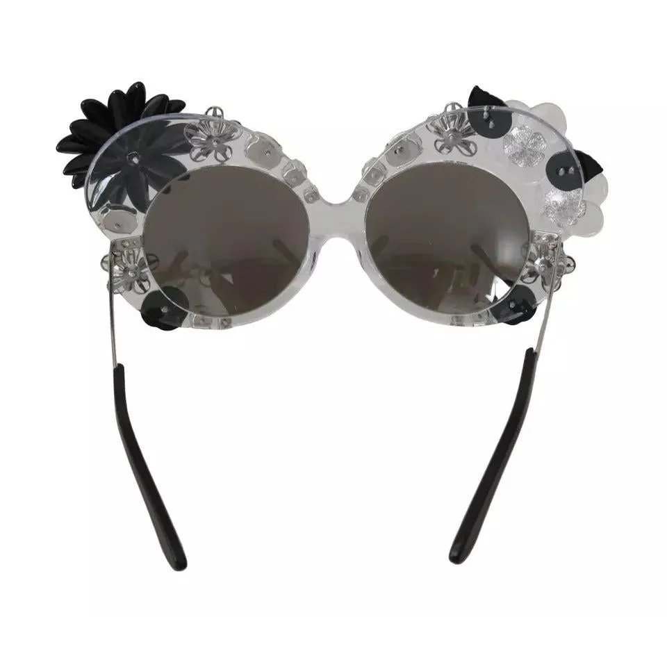 Dolce & Gabbana Transparent DG4292 Round Crystal Sunglasses
