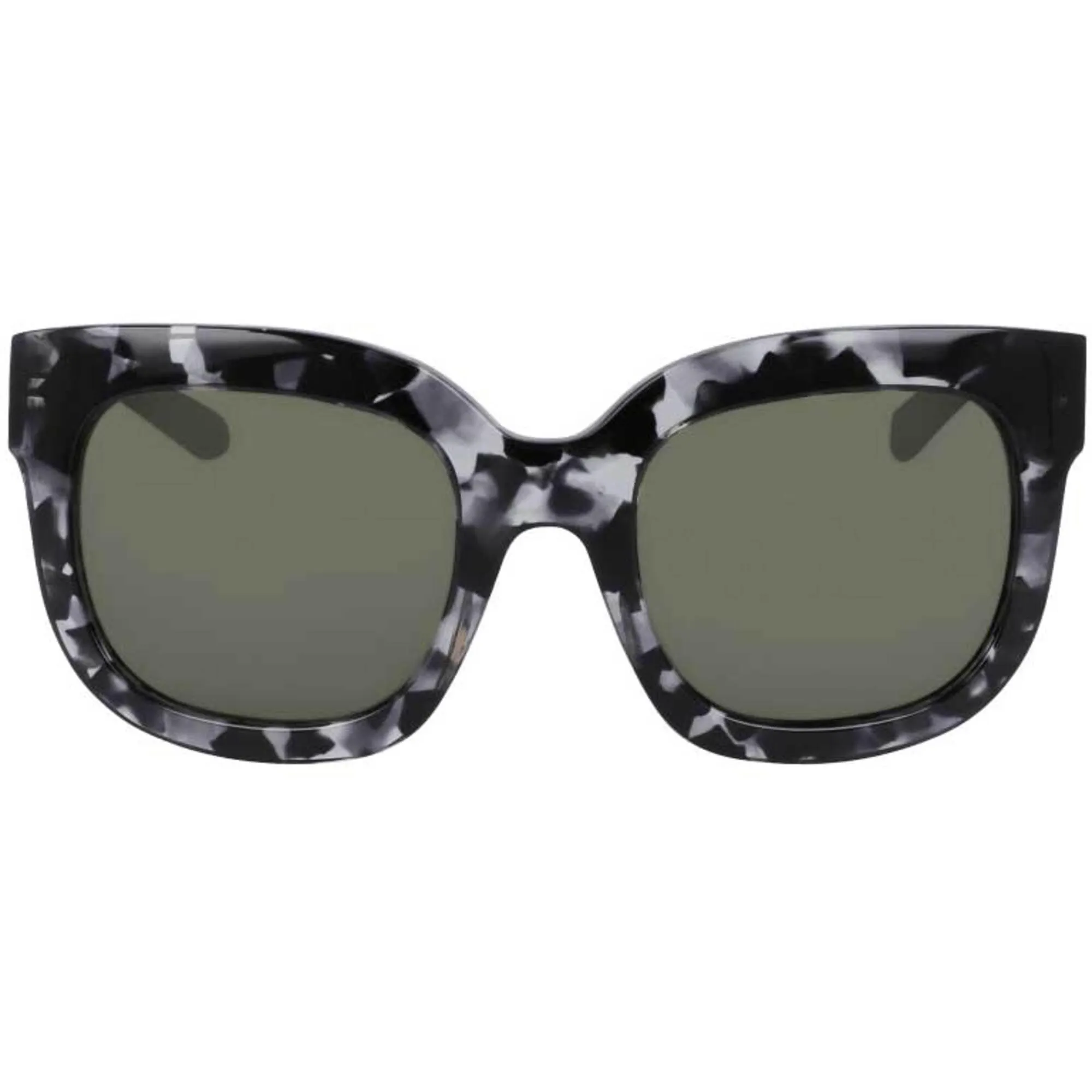 Dragon Unisex Sunglasses - Black Tortoise Square Shaped Frame | DRAGON DR FLO LL 60
