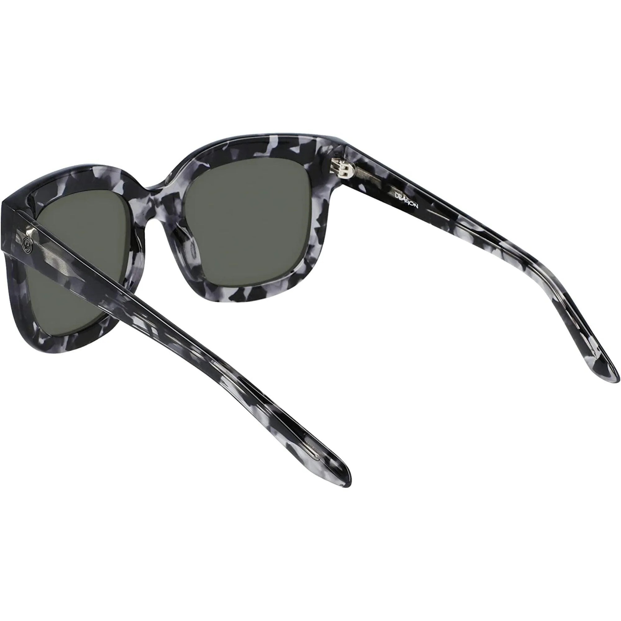 Dragon Unisex Sunglasses - Black Tortoise Square Shaped Frame | DRAGON DR FLO LL 60