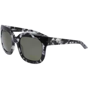 Dragon Unisex Sunglasses - Black Tortoise Square Shaped Frame | DRAGON DR FLO LL 60
