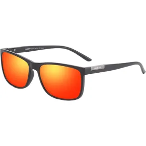 Dubery Polarized Sunglasses 100% UV Protection Black / Red D529 C1