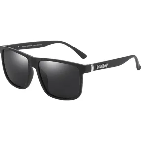 Dubery Polarized Sunglasses 100% UV Protection Sand Black / Black D230 C2
