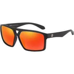 Dubery Polarized Sunglasses 100% UV Protection Sand Black / Red D009 C6
