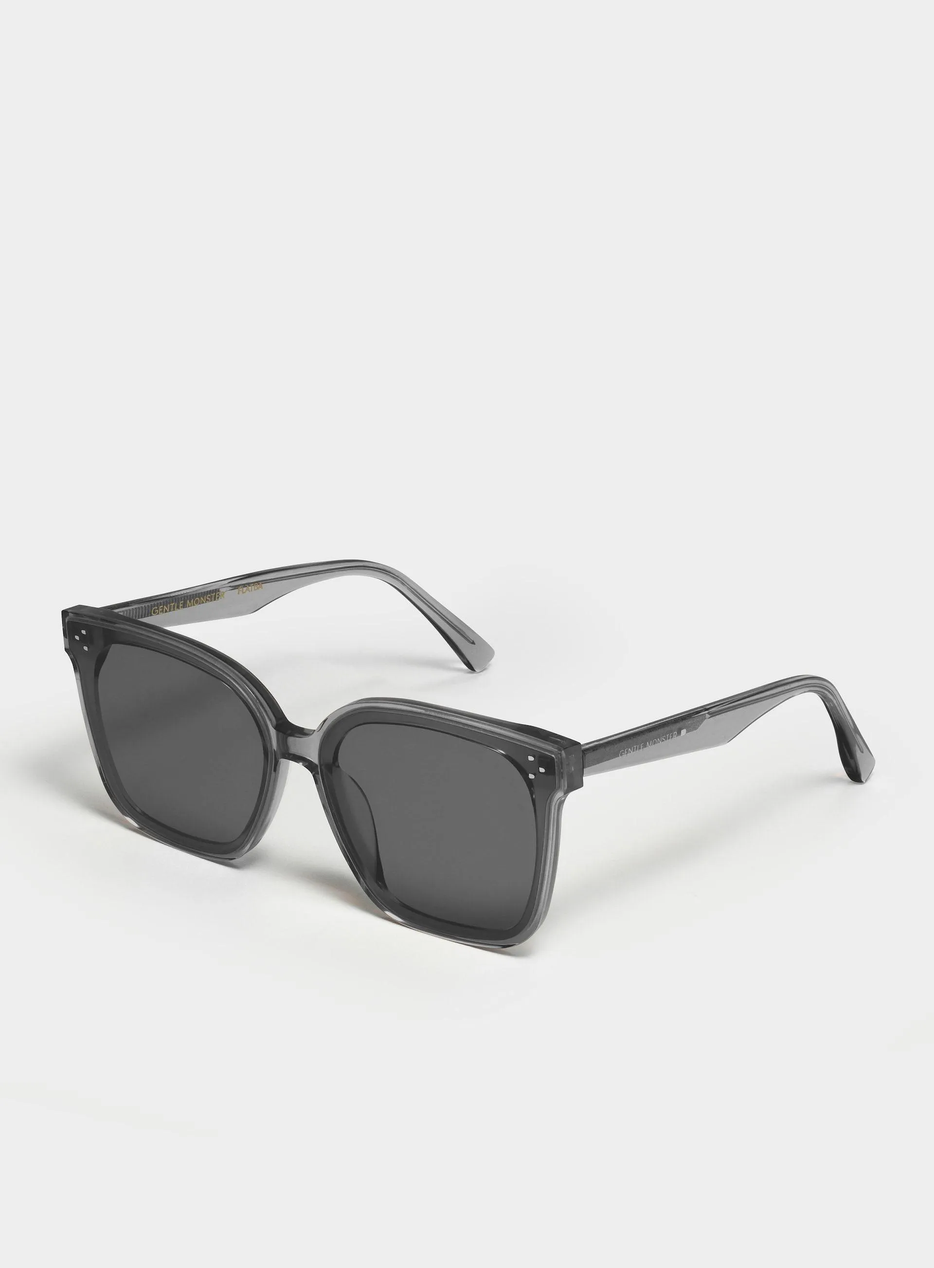 Edgy Bullet Pin Detail Oversized Square Shades by Her G1