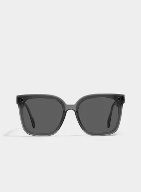 Edgy Bullet Pin Detail Oversized Square Shades by Her G1