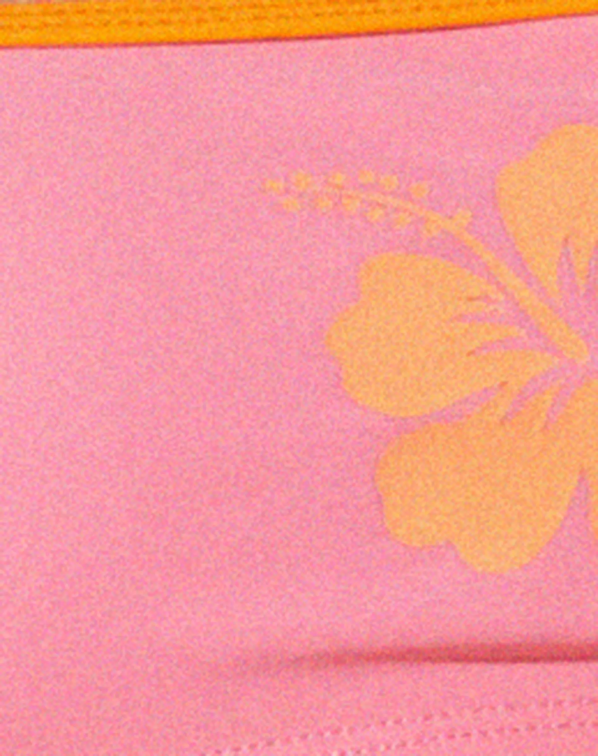 Elvina Bikini Top in Pink Terry Hibiscus