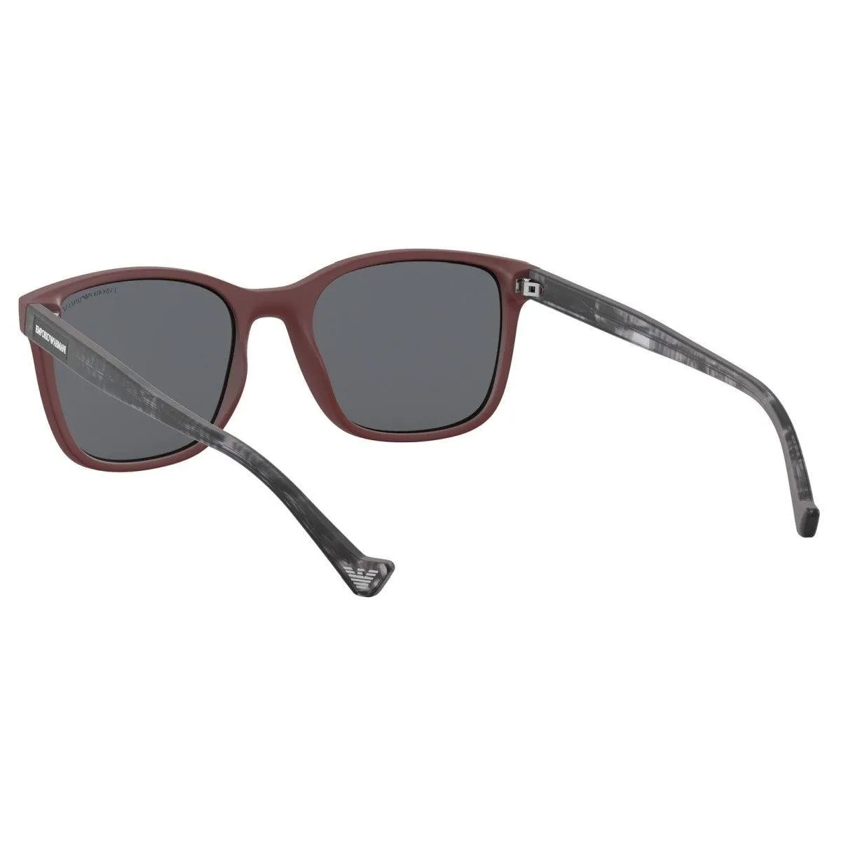 Emporio Armani Men's Sunglasses - Grey Lenses Matte Bordeaux Frame | EA4139 5751