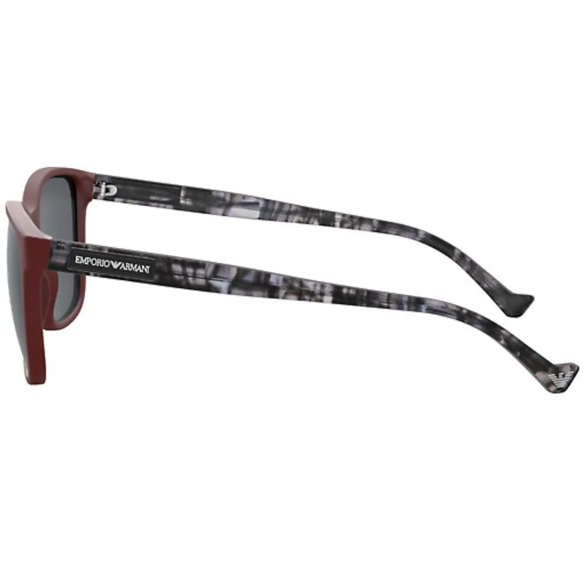 Emporio Armani Men's Sunglasses - Grey Lenses Matte Bordeaux Frame | EA4139 5751