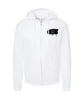 FaptnAmerica - Merch Kick.com - White Zip Up Hoodie