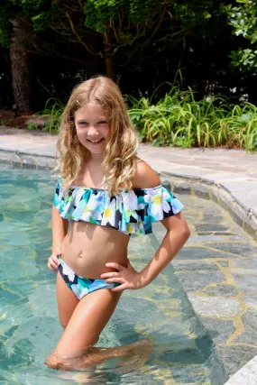 FLORAL GARDEN ZOEY RUFFLE BIKINI